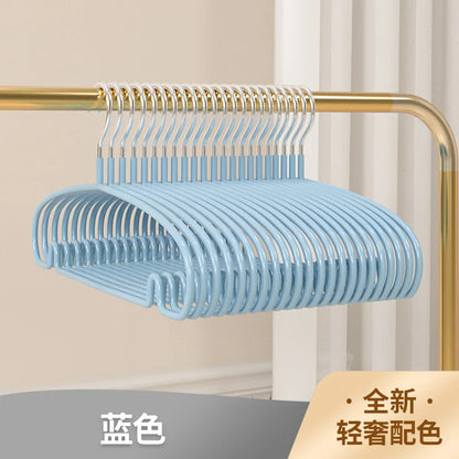 5/10pcs Simple Clothes Hanger Non Slip Dormitory Household Clothe Hanging To Prevent Clothes Deformation Clothes Storage Leedoar