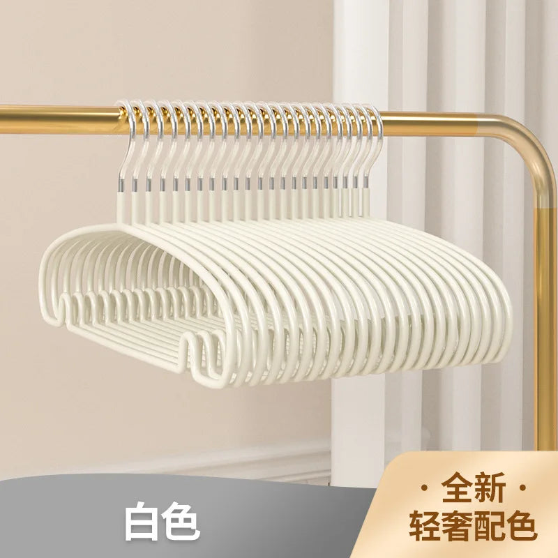 5/10pcs Simple Clothes Hanger Non Slip Dormitory Household Clothe Hanging To Prevent Clothes Deformation Clothes Storage Leedoar