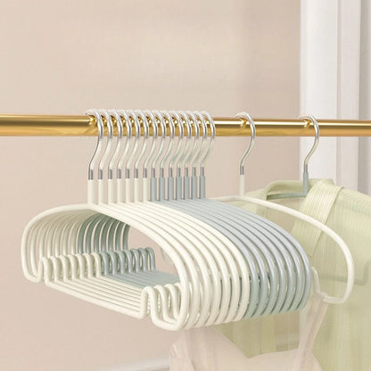 5/10pcs Simple Clothes Hanger Non Slip Dormitory Household Clothe Hanging To Prevent Clothes Deformation Clothes Storage Leedoar