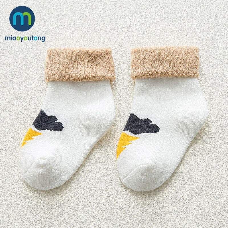 5 Pair High Quality Thicken Cartoon Comfort Cotton Newborn Socks Kids Boy New Born Baby Girl Socks Meia Infantil Miaoyoutong Leedoar