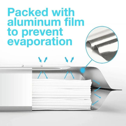 "50 PCS - 75% Alcohol Wipes, Portable Sanitizing Solution: 99.99% Effective Disinfection, Antiviral Protection for On-The-Go Use