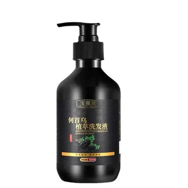 500ml Herbal Polygonum Multiflorum Shampoo Oil Control, Dandruff Control, Itchy Relief Shampoo for Men and Women Leedoar