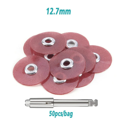 50Pcs/Bag Dental Finishing and Polishing Discs Composites Ceramics and Glass Ionomer Restorations 135℃ Autoclavable Leedoar