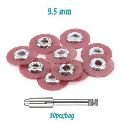 50Pcs/Bag Dental Finishing and Polishing Discs Composites Ceramics and Glass Ionomer Restorations 135℃ Autoclavable Leedoar