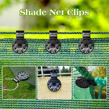 50Pcs Shade Cloth Clips Shade Fabric Clamps Grommets For Net Mesh Cover Sunblock Fabric In Garden Backyard Greenhouse Fixer Leedoar