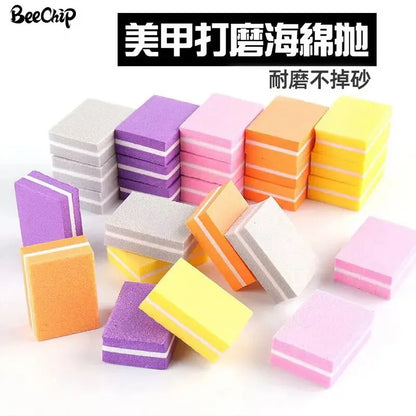 50pcs Double Sided Mini Nail File Block Sanding And Polishing Nail Care Tools Nail Care Filesanding And Polishing Nail File Leedoar