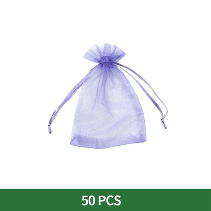 50 bolsas de protección para frutas, control de plagas, red antipájaros para jardín, bolsas de fresas, bolsas de malla para uvas, bolsas con cordón para cultivo de plantas 