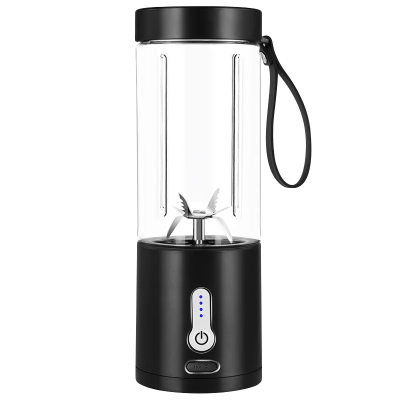 530ML Liquidificador Portátil Poderoso para Smoothies Shakes USB Recarregável Processador de Alimentos Máquina de Mistura de Frutas Mini Espremedor Liquidificador Copo