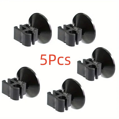 5Pcs Aquarium Accessories Aquarium Suction Cup Clip Fish Tank Oxygen Tube Hose Pump Power Cord Buckle Wire Finisher Suction Cups Leedoar