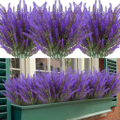 5Pcs Artificial Lavender Fake Flower Wedding Romantic Provence Decor Nordic Style Vase Storage Home Decor Bouquetl Leedoar