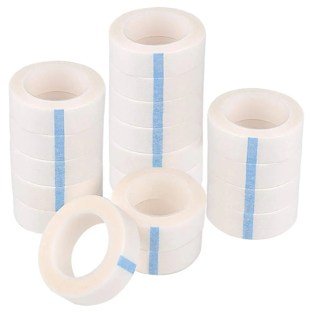 5Pcs Breathable Medical Paper Tapes Eyelash Extension Lint White Tape Eye False Lashes Patch Eyelid Sticker Leedoar