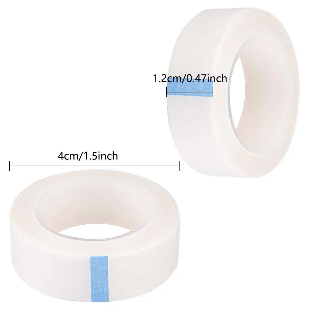 5Pcs Breathable Medical Paper Tapes Eyelash Extension Lint White Tape Eye False Lashes Patch Eyelid Sticker Leedoar