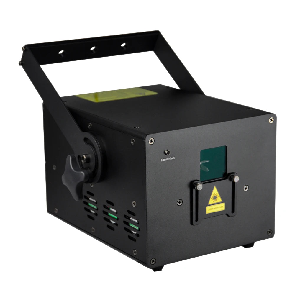 5W RGB Laser Light 40K Scanner Red 2000mW Green 1000mW Blue 2000mW Compact Design DMX512 ILDA Control for Clubs Bars Nightclubs