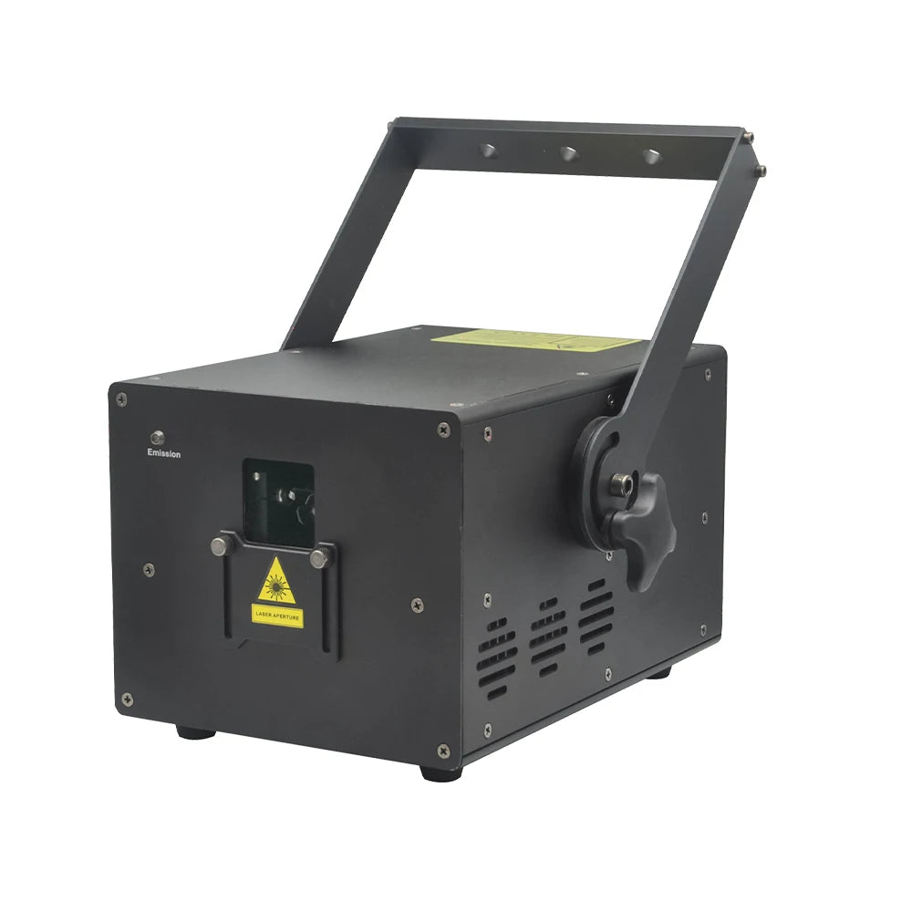 5W RGB Laser Light 40K Scanner Red 2000mW Green 1000mW Blue 2000mW Compact Design DMX512 ILDA Control for Clubs Bars Nightclubs