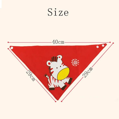 5pcs Baby Saliva Towel Triangle Scarf Pure Cotton Bandana Waterproof Bibs Newborn Boys Girls Absorbent Cloth Bib Saliva Scarf Leedoar