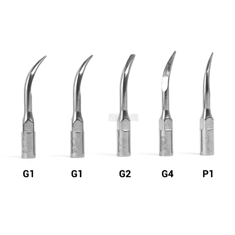 5 peças Ponta de raspador ultrassônico odontológico Ponta de raspagem Periodontia Endodontia Fit EMS Pica-pau 