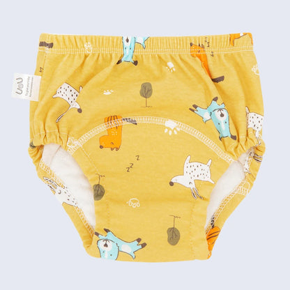 6 Layer Waterproof Reusable Cotton Baby Training Pants Infant Shorts Underwear Cloth Baby Diaper Nappies Panties Nappy Changing Leedoar