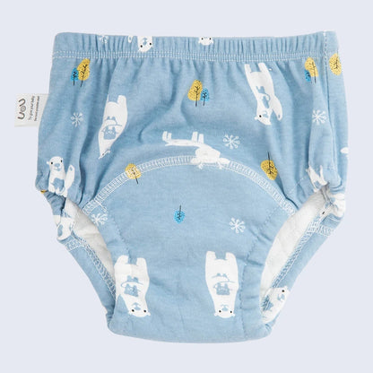 6 Layer Waterproof Reusable Cotton Baby Training Pants Infant Shorts Underwear Cloth Baby Diaper Nappies Panties Nappy Changing Leedoar