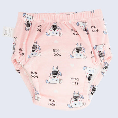 6 Layer Waterproof Reusable Cotton Baby Training Pants Infant Shorts Underwear Cloth Baby Diaper Nappies Panties Nappy Changing Leedoar