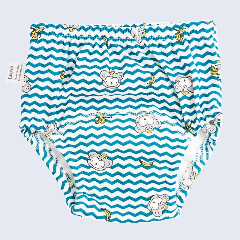 6 Layer Waterproof Reusable Cotton Baby Training Pants Infant Shorts Underwear Cloth Baby Diaper Nappies Panties Nappy Changing Leedoar