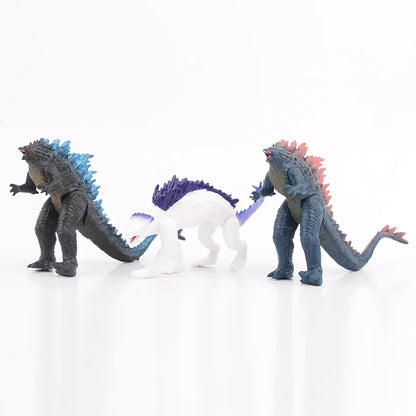 6 Pcs/Pack Godzilla VS King Kong 2 New Empire Action Figure New Arrival Monsters Model Gojira Ornaments Doll Leedoar