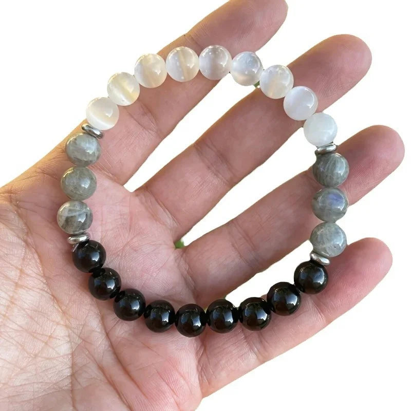 Pulsera de 6 estilos, pulsera de dinero, pulsera de protección de empatía, pulsera de conexión a tierra y protección, pulsera de amor propio para hombres y mujeres 