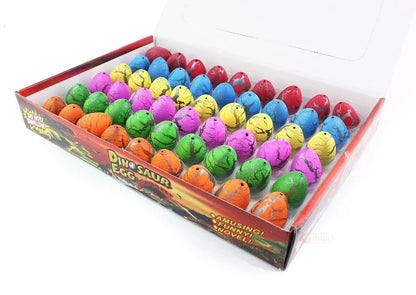 60pcs Magic Dinosaur Eggs Hatching In Water Growing Dinosaur Egg Animal Breeding Educational Toys for Children Kids Gift Leedoar