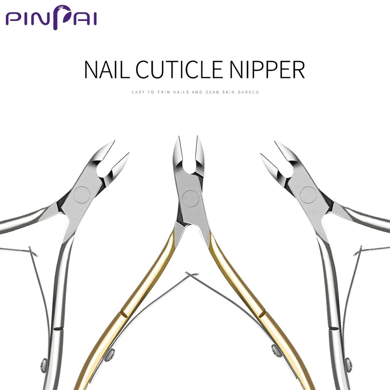 6mm Blade Fingernail Toenail Cuticle Nipper Trimming Stainless Steel Nail Clipper Cutter Cuticle Scissors Plier Manicure Tools Leedoar