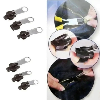 6pcs Zipper Large, Medium, And Small Sizes for Clothing Zipper Replacement and Repair Sewing Supplies Zipper Repair Leedoar