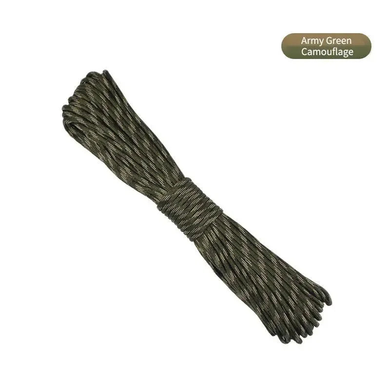 7 núcleos 550 Paracord Cord 5 8 16 31 M Dia.4mm para acampamento ao ar livre sobrevivência cordão paraquedas corda caminhada acessórios para barraca 