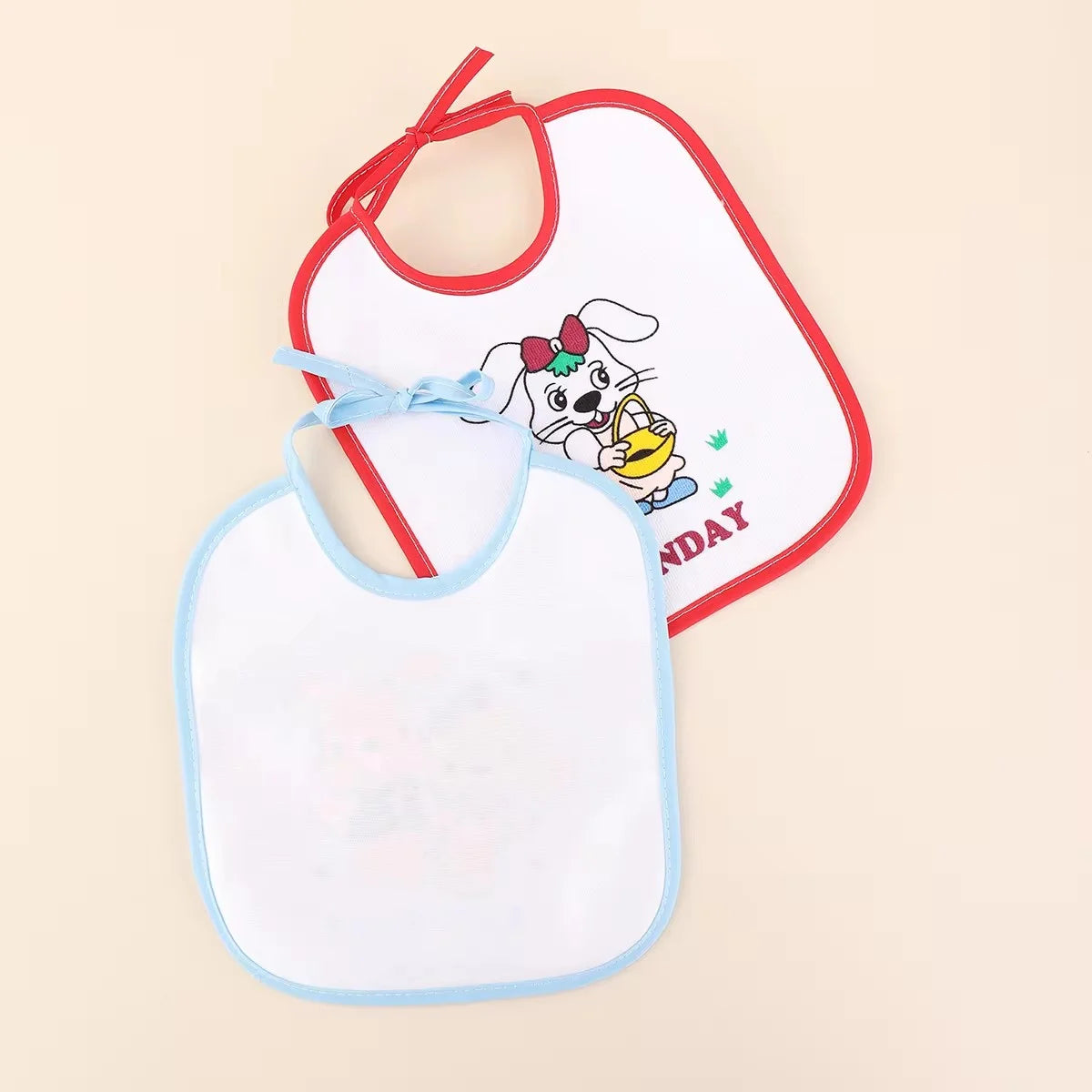 7Pcs 7 Days A Week Non Repeatable Baby U Bibs Newborn Baby Waterproof Printed Towel Baby Drool Towel Leedoar