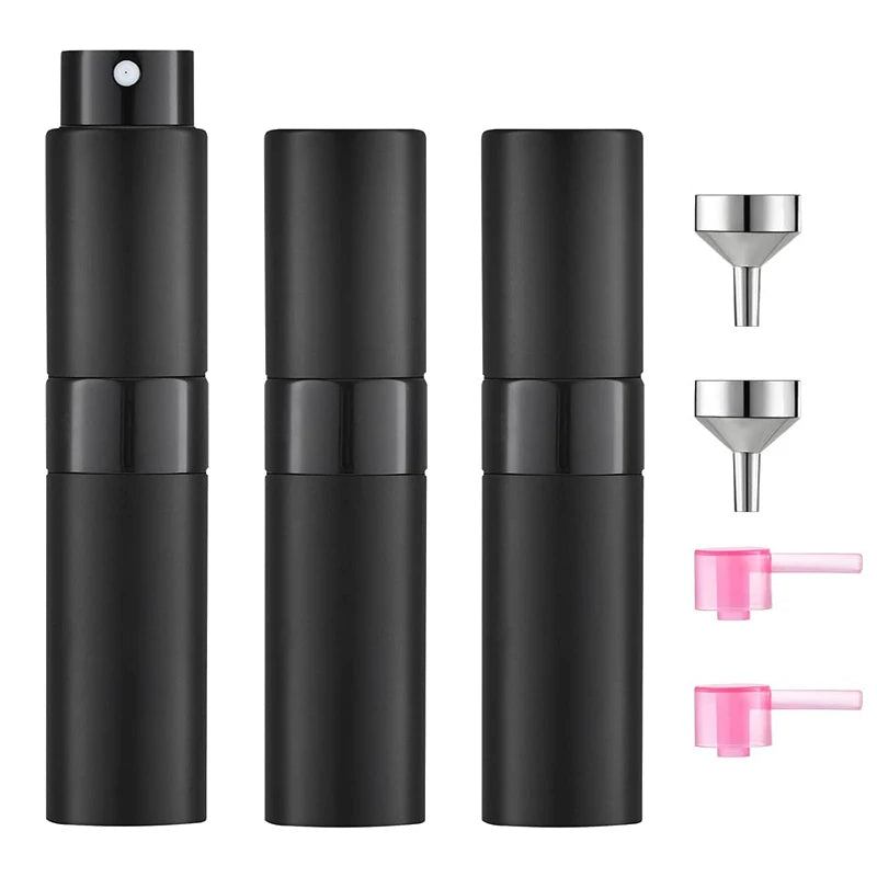 7Pcs/set 8ML Atomizador Perfume Spray Bottle para Viagem Vazio Colônia Dispenser, Pulverizador Portátil Mini Perfume Atomizador para Viagem 