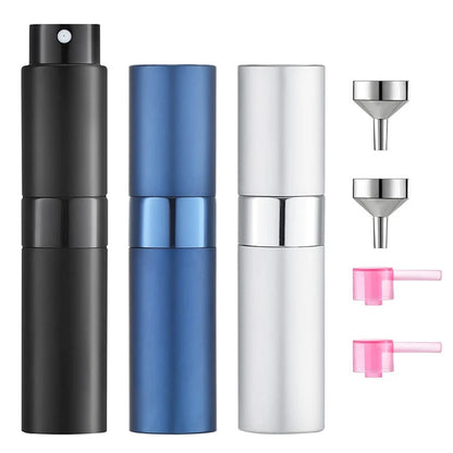 7Pcs/set 8ML Atomizador Perfume Spray Bottle para Viagem Vazio Colônia Dispenser, Pulverizador Portátil Mini Perfume Atomizador para Viagem 