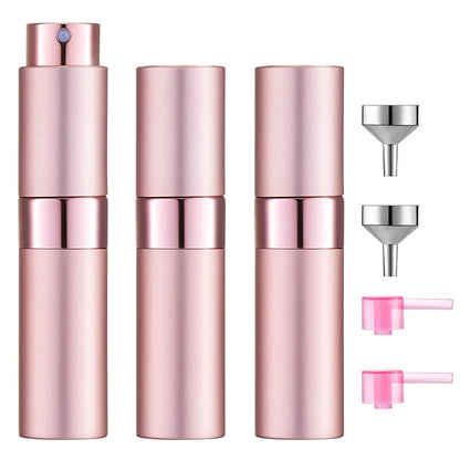 7Pcs/set 8ML Atomizador Perfume Spray Bottle para Viagem Vazio Colônia Dispenser, Pulverizador Portátil Mini Perfume Atomizador para Viagem 