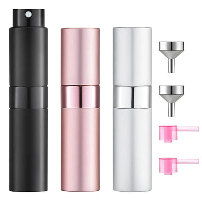 7Pcs/set 8ML Atomizador Perfume Spray Bottle para Viagem Vazio Colônia Dispenser, Pulverizador Portátil Mini Perfume Atomizador para Viagem 