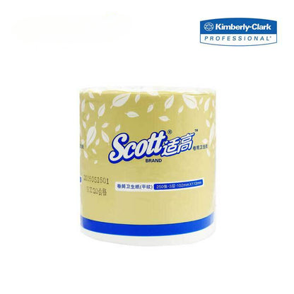 Scott 250 grid plain roll toilet paper (3 layers) 94479