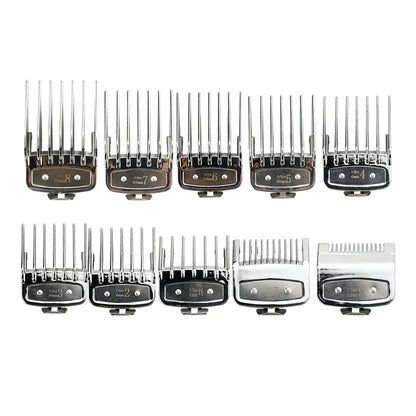 8/10PC Professional Universal Hair Clipper Limit Guide Comb For Wahl Trimmer Cutting Guide Comb Haircut Tools Barber Accessories Leedoar