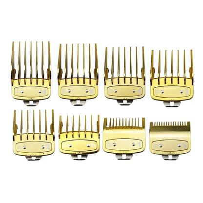 8/10PC Professional Universal Hair Clipper Limit Guide Comb For Wahl Trimmer Cutting Guide Comb Haircut Tools Barber Accessories Leedoar