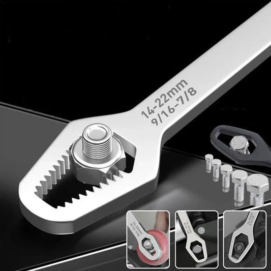 8-22mm Universal Torx Wrench Self-tightening Adjustable Glasses Wrench Board Double-head Torx Spanner Hand Tools for Factory Leedoar