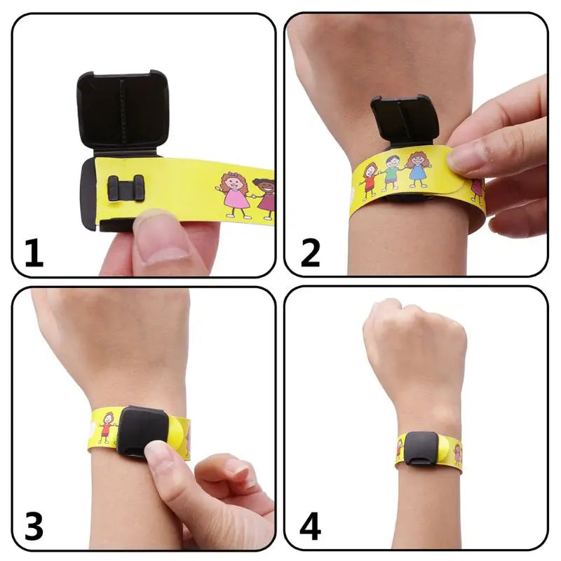 8 Pcs Kids Anti-lost Info Wrist Band Children Reusable Outdoor Safe ID Bracelet Event Festival Parties Recognition Wristband Leedoar