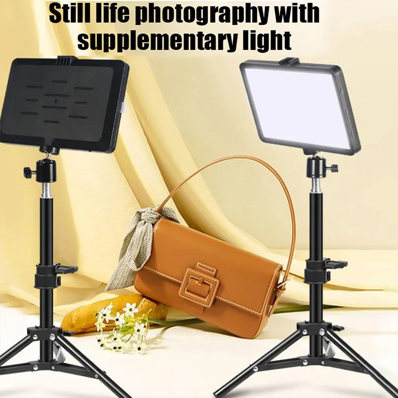 8 inch Photography Lighting Dimmable Panel Fill Lamp LED Video Light Photo Studio Selfie Light Live Stream Lamp 4 Color Lighting Leedoar