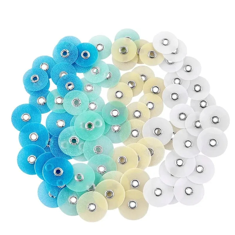 80pcs/Box Denspay CYW069 Dental Flexible Polishing Discs Dental Finishing for Composites Ceramics and Glass Ionomer Restorations Leedoar