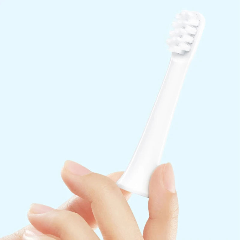 8PCS For XIAOMI MIJIA T100 Replacement Brush Heads Sonic Electric Toothbrush Vacuum DuPont Soft Bristle Suitable Nozzles Leedoar