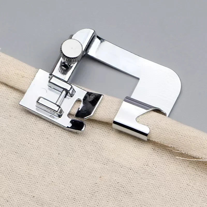 9mm /13mm /19mm /25mm Sewing Machine Foot Press Foot Rolled Hem Feet Household Multi Functional Sew Accessories Leedoar