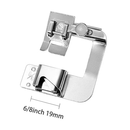 9mm /13mm /19mm /25mm Sewing Machine Foot Press Foot Rolled Hem Feet Household Multi Functional Sew Accessories Leedoar