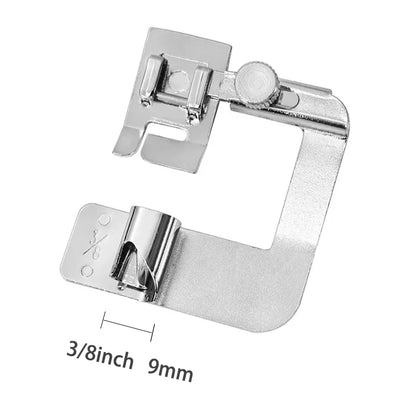 9mm /13mm /19mm /25mm Sewing Machine Foot Press Foot Rolled Hem Feet Household Multi Functional Sew Accessories Leedoar