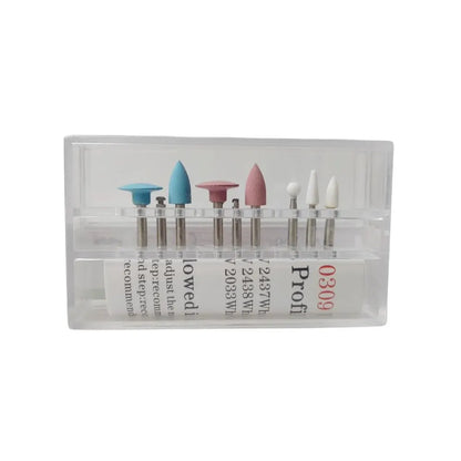 9pcs/Box Dental Composite Polishing for Low Speed Handpiece Contra Angle Kit RA0309 Resin Sanding Polishing Set Leedoar