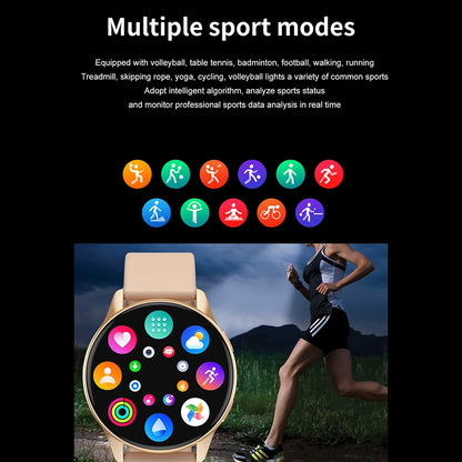 T2 Pro Smart Watch Men Women 1.28 Inch HD Round Screen FitPro APP 3D Dynamic Dial Custom Wallpaper Bluetooth Calls Smartbracelet Leedoar