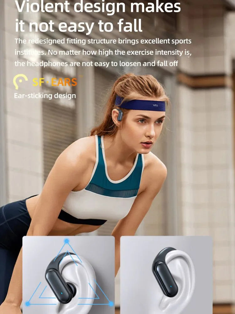 A520 Wireless Bluetooth Headset Touch Light Mini High Quality Earplugs Anti-Sweat HD Sound Quality Stereo Universal Headset Leedoar