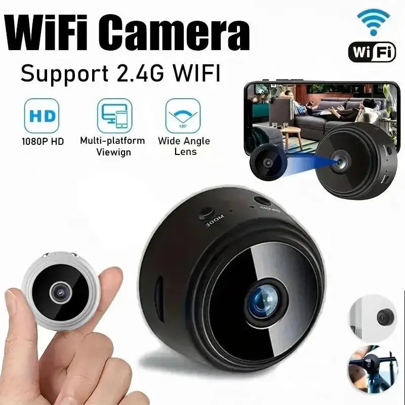 A9 Mini Camera HD 720P Intelligent Home Security IP WiFi Camera Monitor Mobile Remote Camera Mobile Remote Application Leedoar